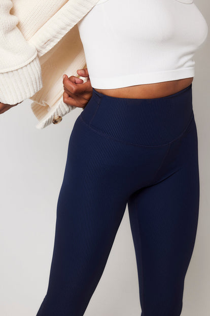 Legging côtelé - Navy
